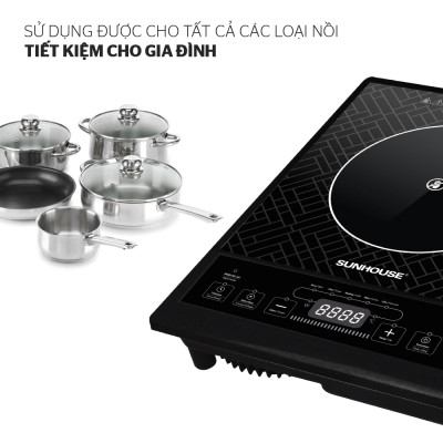 Bếp Hồng Ngoại Sunhouse SHD6011 (2000W) - Đen- hàng chính hãng