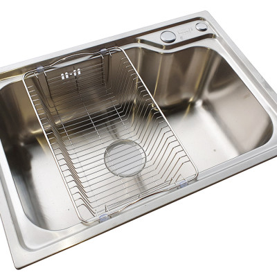 Rổ Inox Eurolife EL-R6 dùng cho chậu rửa chén Inox Eurolife 1 hộc EL-C6 (Trắng bạc)