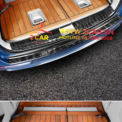 Nẹp chống sước cốp, ốp chống trầy cốp trong, ngoài xe Kia Carnival 2021 2022 2023 Mẫu TITAN cao cấp