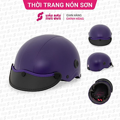 ƯU ĐÃI - Mũ bảo hiểm nửa đầu lỗ thông gió chính hãng NÓN SƠN - TG-TM444