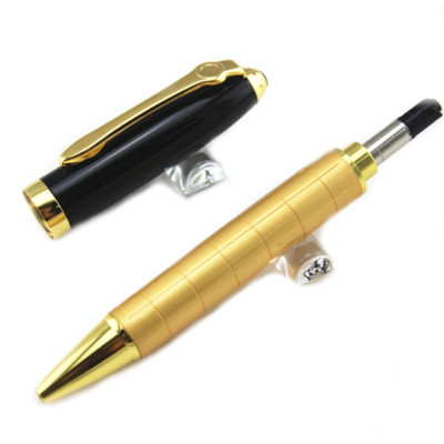 Bút Ký Viết Gel Bi Vỏ Kim Loại Mạ Vàng Kết Hợp Nhựa Baoer 701