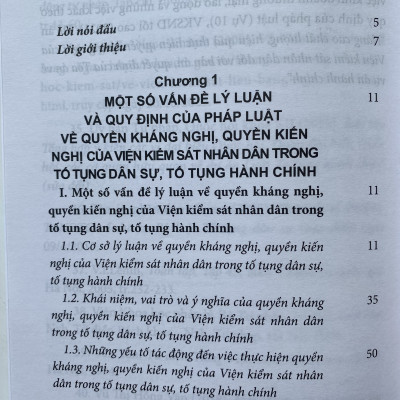 -Quyền Kháng Nghị, Quyền Kiến Nghị Của Viện Kiểm Sát Nhân Dân Trong Tố Tụng Dân Sự, Tố Tụng Hành Chính (Sách chuyên khảo)