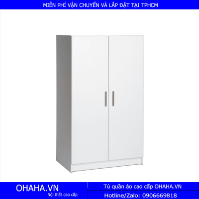 Tủ Quần Áo Gỗ Hiện Đại Hai Cánh Mở 01T-OHAHA