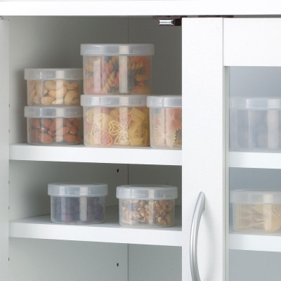 Set 2 chiếc hộp đựng thực phẩm tròn Inomata Handy Pot 150ml - Hàng nội địa Nhật Bản