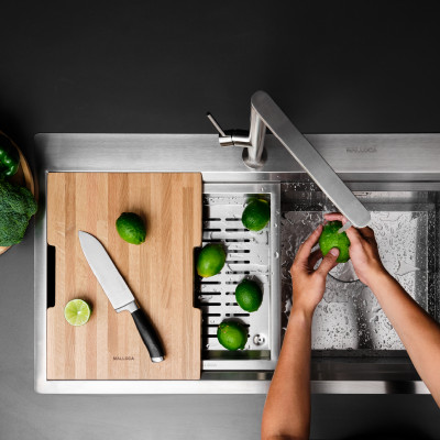 Chậu rửa chén Slide Malloca MS 862 - Hàng Chính Hãng