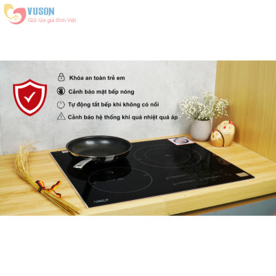 Bếp từ đôi Chefs IH555- Hàng chính hãng