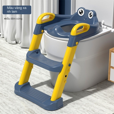 Thang Bô, Thang Đi Vệ Sinh Có Nắp Đậy Tiện Lợi Dành Cho Bé Trai Và Bé Gái Anh Lam Store - Hàng Chính Hãng 