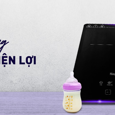 [HỘP QUÀ TẾT] [TẶNG KÈM NỒI LẨU 280x75mm] Bếp từ đơn Nagakawa NAG0718 (2000W) - 5 chương trình nấu - Bảo hành 1 năm - Hàng chính hãng