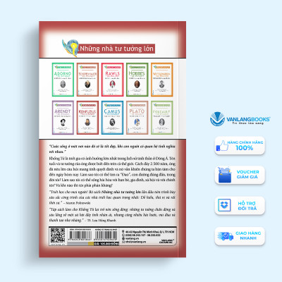 Những Nhà Tư Tưởng Lớn - Khổng Tử Trong 60 Phút  – Vanlangbooks