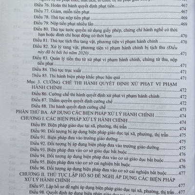 Thủ Tục Xử Phạt Vi Phạm Hành Chính Và Thi Hành Quyết Định Xử Phạt Vi Phạm Hành Chính