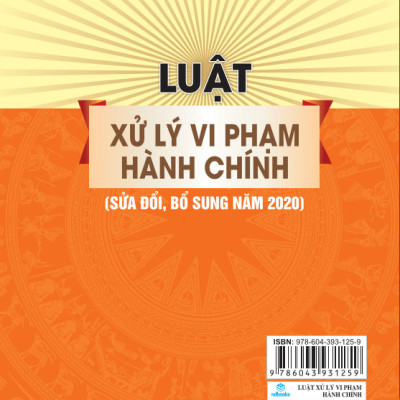 Sách - Luật Xử Lý Vi Phạm Hành Chính (Sửa đổi, bổ sung năm 2020) - ndbooks