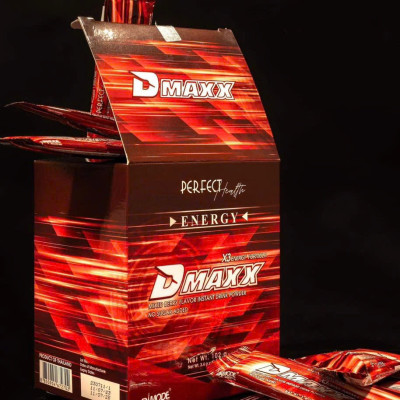 DMAXX thức uống bổ sung vitamin năng lượng không đường DAMODE 22 gói dùng thử màu đỏ