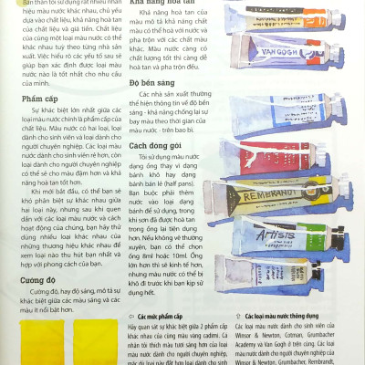 Vẽ Màu Nước Cho Người Mới Bắt Đầu (Tái Bản)
