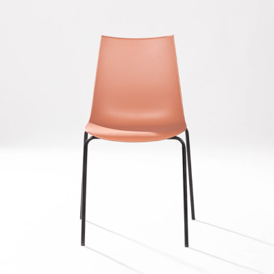 Ghế nhựa chân sắt nhập khẩu Tundo cao cấp JNST Amelie11CT 42 x 43 x 82 cm