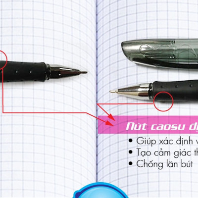 Bút bi STABILO Bille BP508N - BP508NF-RD-Đỏ