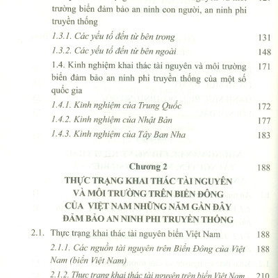 An Ninh Phi Truyền Thống Trên Biển Đông: Tiếp Cận Khoa Học Xã Hội Và Nhân Văn Trong Vấn Đề Môi Trường Và Khai Thác Tài Nguyên (Sách chuyên khảo) 