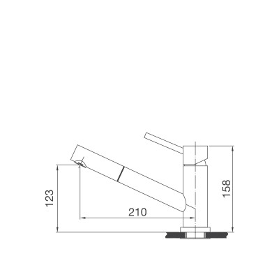 Vòi rửa chén Malloca K110-S - Hàng Chính Hãng