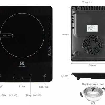 Bếp điện từ Electrolux ETD29MKC (2000W) - Hàng chính hãng