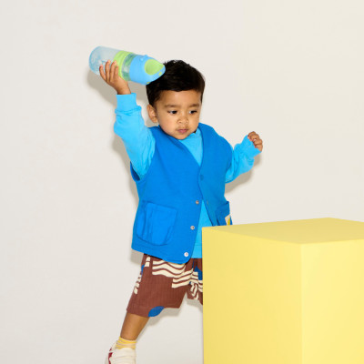 Bình Uống Nước Tommee Tippee On The Go Straw 500ml – Cho Bé Từ 18 Tháng, Hồng