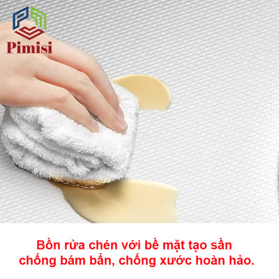 Bồn Rửa Chén Âm Bàn Pimisi PR-7843A Inox 304 Chống Xước - Bám Bẩn, Đơn 1 Hố To Kèm Xi Phông Gắn Bàn Đá Bếp | Chính Hãng