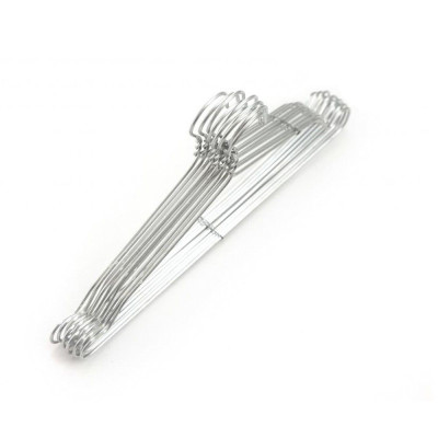 Bộ 9 Móc Nhôm Treo Quần Áo Người Lớn Chất Liệu Nhôm Tốt Bền Đẹp Thiết Kế Tiện Dụng Size 40cm