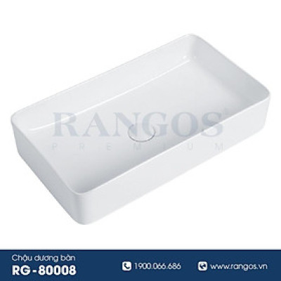 CHẬU RỬA LAVABO ĐẶT BÀN RANGOS RG-80012