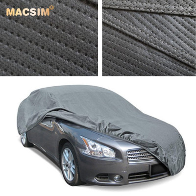Bạt phủ ô tô chất liệu vải không dệt cao cấp thương hiệu MACSIM dành cho hãng xe Hyundai Elantra màu ghi