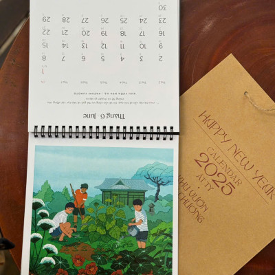 LỊCH BÀN ẤT TỴ 2025: KHU VƯỜN VĂN CHƯƠNG – Nhã Nam