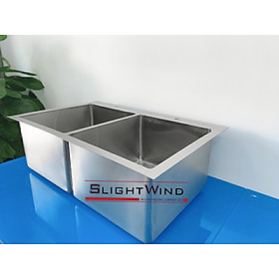CHẬU/BỒN RỬA CHÉN BÁT 2 NGĂN INOX SLIGHTWIND - HÀNG CHÍNH HÃNG