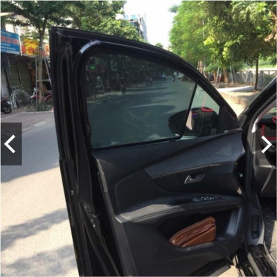 Bộ rèm chắn nắng dành cho xe HYUNDAI KONA 2018-2019-2020, bộ 4 miếng chắn nắng vải lưới gắn nam châm hút