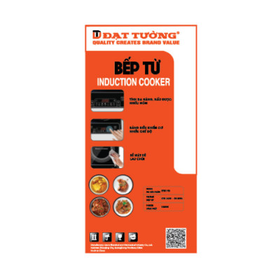 Combo Đa Năng 1 : Bếp Từ Đạt Tường Cơ + Bát Lẩu Hitech - hàng chính hãng