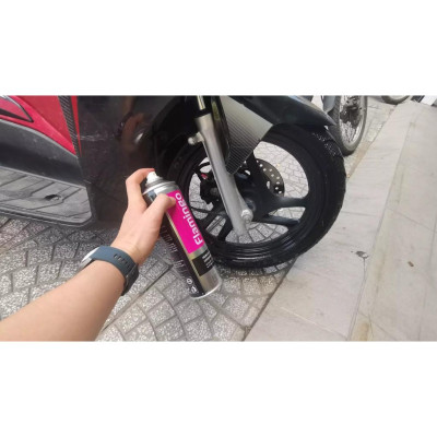 Bình xịt phục hồi và làm sáng bóng la dăng lốp xe, nhựa xe nhập khẩu Flamingo Tire Shine F010