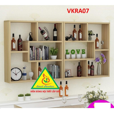 Kệ trang trí treo tường VKRA07A - Nội thất lắp ráp