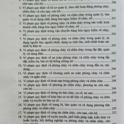 Sách Pháp Luật Về Phòng Cháy Và Chữa Cháy – Danh Mục Cơ Sở Thuộc Diện Quản Lý Về Phòng Cháy Và Chữa Cháy (V2519T)