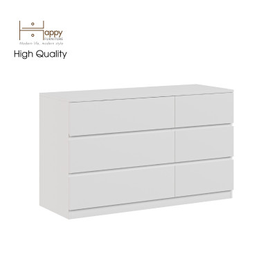 [Happy Home Furniture] OLA, Tủ đựng đồ 6 ngăn kéo, 120cm x 45cm x 72cm ( DxRxC), THK_090