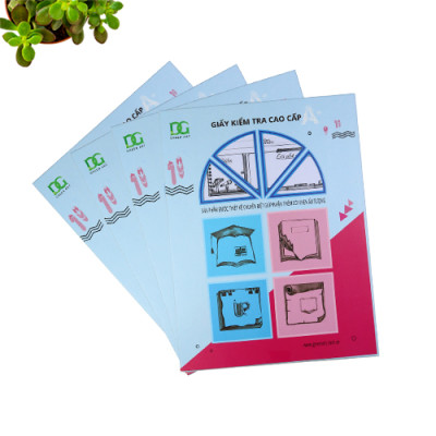 Giấy kiểm tra kẻ ngang rõ tiện lợi cho học sinh ,giấy trắng dày đẹp viết không lem, bộ gồm 2 hộp 30 tờ đôi GKT07-08 Green Art - Hàng chính hãng