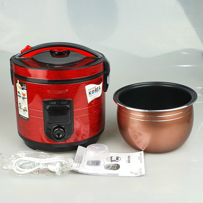 Nồi cơm điện công suất 900W, 2Lit nấu tầm 5-7 lon gạo GUGKDD lồng niêu dày chống dính tốt, màu ngẫu nhiên-HÀNG CHÍNH HÃNG