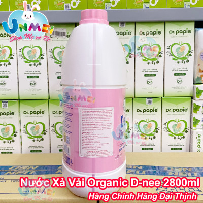 Nước Xả Quần Áo Cho Bé D-nee - Chai 3000ml (Hồng)
