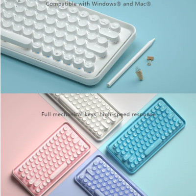 Bàn phím cơ không dây Rapoo Ralemo Pre 5 RA | Kết nối Bluetooth / Wireless 2.4ghz | Pin 4000mAh | Bảo hành 1 năm | Hàng Chính Hãng