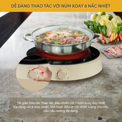 Bếp Từ Đơn BlueStone ICB-6603 - 2000W - Hàng Chính Hãng