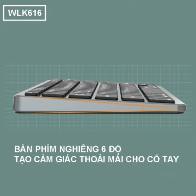 Bàn phím không dây mini W159 - pin sạc - đa kết nối bluetooth 5.0 + 3.0 + Usb wireless 2.4G hàng nhập khẩu