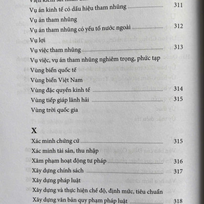 Thuật Ngữ Nội Chính Phòng, Chống Tham Nhũng Và Cải Cách Tư Pháp