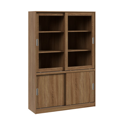 [Happy Home Furniture] LUCA, Tủ lưu trữ 4 cánh lùa, 120cm x 40cm x 180cm ( DxRxC), TCL_010