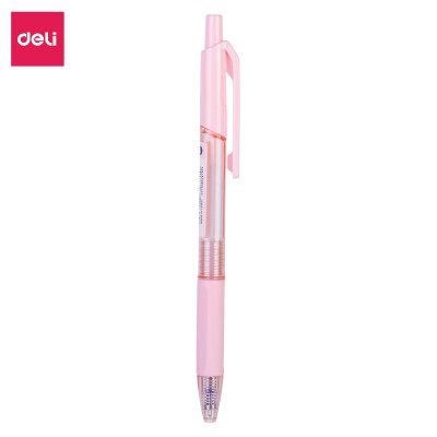 Bút bi bấm ngòi 0.7mm mực xanh Deli - Màu sắc theo lựa chọn -  1 chiếc - EQ199-BL