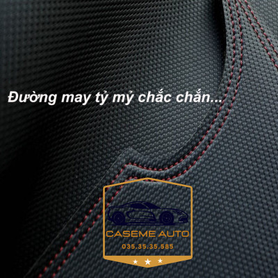 [VINFAST VF 9] Thảm Taplo 3 Lớp Dành Cho Xe VINFAST VF 9, Nhung Lông Cừu Và Da Vân Carbon Cao Cấp - Hàng Chính Hãng