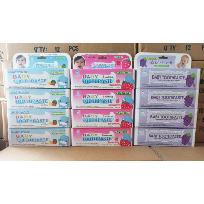 Kem đánh răng cho bé ku.ku duckbill hương trái cây an toàn khi nuốt ku1052 ku1087 ku1099 50g