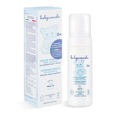 Dung dịch làm sạch cho bé 3in1 dạng bọt Babycoccole 0M+ - 150ml
