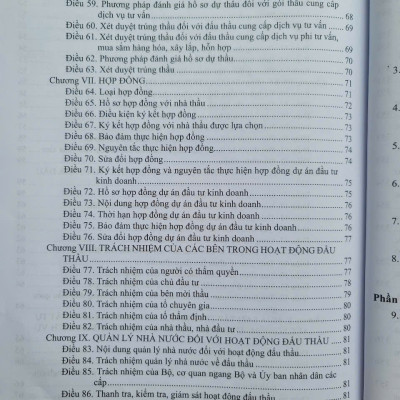 Sách Luật Đấu Thầu sửa đổi, bổ sung và Văn Bản Hướng Dẫn Thi Hành - V2535D