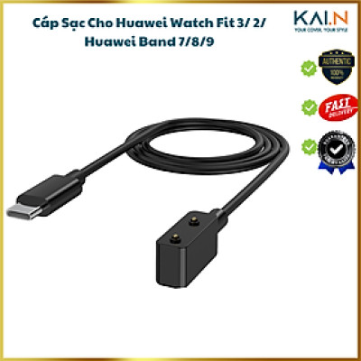 Cáp sạc cho đồng hồ thông minh Huawei Watch Fit 3/ Watch Fit 2/ Huawei Band 7/8/9/ Watch Kids 4 Pro Kai.N_ Hàng chính hãng
