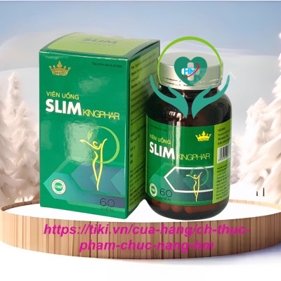 Viên uống Kingphar Slim, hộp 60v, dùng cho người thừa cân, béo phì
